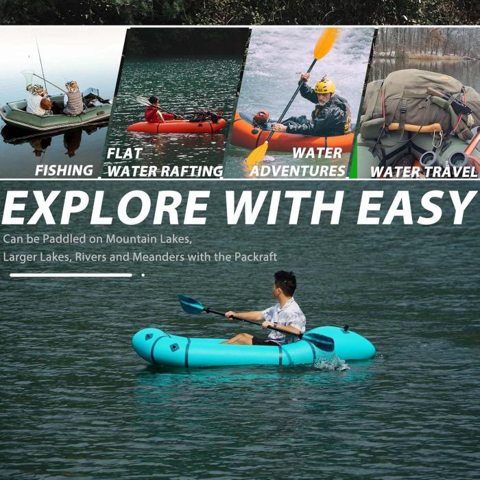 Maelstrom 235 PVC Packraft [Teal]